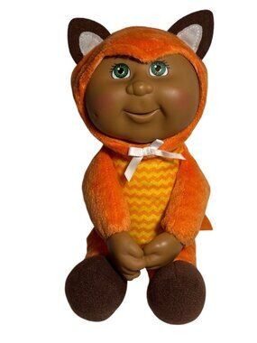 Cabbage Patch Cuties Finn Fox Doll Woodland Friend African American CPK 10"